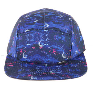 โลโก้ที่กำหนดเอง5แผงหมวกพิมพ์สีอ่อนป้ายทอหมวกผ้าฝ้าย100% แอฟริกันแบน Bill ค่ายหมวก - Product Image 6