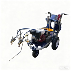 Machine de marquage par pulvérisation <span class=keywords><strong>à</strong></span> <span class=keywords><strong>froid</strong></span> d'origine usine, haute pression, sans air, pour la marquage uniforme des lignes sur asphalte et béton - Product Image 6