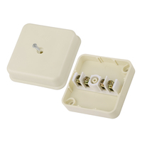 Boîte de jonction carrée en PVC de 4x4 pouces avec couvercle à vis, étanche aux intempéries, pour conduit standard américain