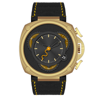 Personnalisez votre propre montre chronographe carrée pour homme avec logo de marque, design spécial, boîtier et bracelet entièrement en acier inoxydable 316L, mouvement japonais, 10 BAR WR 5350M