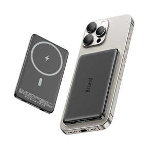 Sạc dự phòng từ tính siêu mỏng 20W 10000mAh bán sỉ, tích hợp sạc không dây & sạc nhanh, in logo tùy chỉnh cho sạc điện thoại - Product Image 1