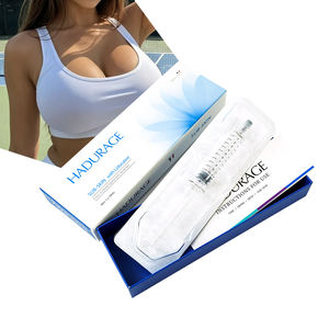 Gel d'<span class=keywords><strong>acide</strong></span> <span class=keywords><strong>hyaluronique</strong></span> injectable réticulé Hydurage à effet optimal 24mg 10ml – Remplisseur dermique anti-âge et anti-rides pour corps et seins - Product Image 2