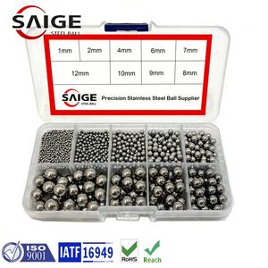 Pulido G10 G100 G200 420 420C 2mm <span class=keywords><strong>2.381Mm</strong></span> 3mm Bola de acero inoxidable para molienda de chocolate - Product Image 1