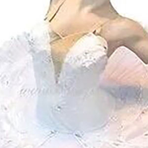 Robe de ballet pour enfants, blanche, Lago des cygnes, La Belle au bois dormant, robe tutu, petite robe de performance de <span class=keywords><strong>danse</strong></span> cygne pour adultes - Product Image 4