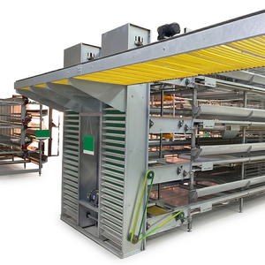 Système d'équipement avicole pour l'élevage de poules pondeuses automatiques en cages de type H <span class=keywords><strong>à</strong></span> batterie, <span class=keywords><strong>à</strong></span> vendre - Product Image 1