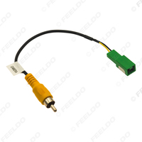 Caméra de stationnement arrière 4Pin Video Plug Converter RCA Cable For Isuzu Car Models Parking Reverse Wire Adapter