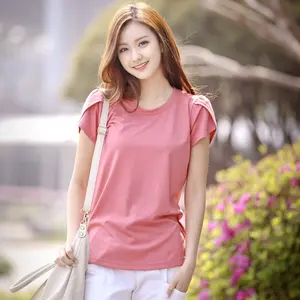 2021女の子トップス夏ブラウス韓国プラスサイズの女性のファッションtシャツ