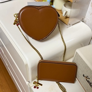 Sac à main de luxe de marque de créateur, sac bandoulière en cuir pour femme, portefeuille, sac messager, sac à l'épaule avec 2 pièces assorties - Product Image 6