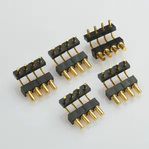 Customized 4Pin Pitch2.54mm H19.3/12.4mm Pogo Pin Connectors For Automotive