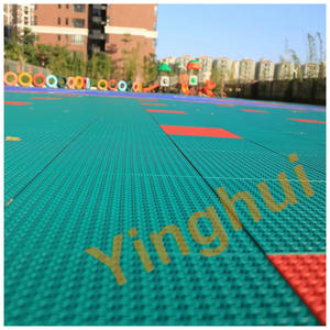 Lokang แผ่นปูรองพื้นสำหรับเล่นกีฬากลางแจ้งวัสดุ PP รับประกัน10ปี - Product Image 3