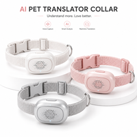 Pet Translator Real-Time Human-Pet Translation AI GPS Collar Lightweight Waterproof Comfortable for Cats & Dogs