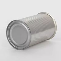 300 # vente en gros de boîtes de conserve vides de qualité alimentaire sans impression avec couvercle facile à ouvrir pour l'emballage alimentaire