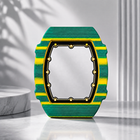 Jam Tangan 6702 Laris Manis Serat Karbon Hijau Casing 7.8mm Jam Tangan Mewah Desain Berongga Jam Tangan Sport Pria