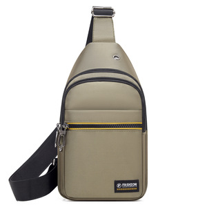 Sac bandoulière décontracté léger et respirant pour homme, en tissu Oxford, multifonctionnel, pour le cyclisme et le sport, avec fermeture éclair - Product Image 4