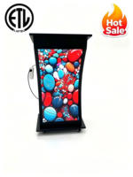Layar LED Podium Dalam Ruangan P1.5 GOB USA LA Ready Stock, Kustom Tanpa Instalasi untuk Gereja, Retail, Meja Konferensi