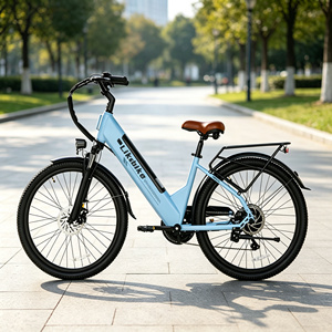 Wholesale 26 Inch Step Thru Commuter <strong>Ebike</strong> 48V 500W 13.5AH Battery Adult City Electric Bike - Product Image 5