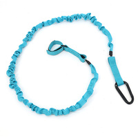 Accessoires de pêche en kayak de haute qualité personnalisés, sangle de pagaie extensible, cordon de sécurité, laisse de pagaie de kayak