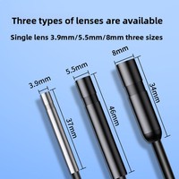 Endoscope industriel portable HD avec écran IPS 2,8 pouces, étanche IP67, autonomie de 4,5h, alimentation pour pipeline
