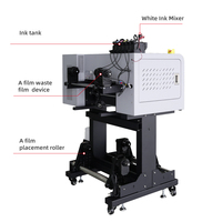 Imprimante DTF UV Locor 30cm/A3 à succès avec tête XP600 I3200HD pour l'impression d'autocollants et l'emballage de bouteilles, idéale pour les débutants