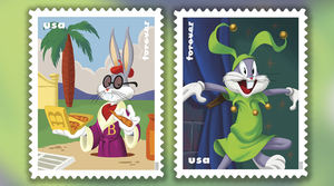 USA Briefmarken US Forever Postbuchlet Umschlagversiegelungsaufkleber Kulturelle und Kreative Geschenke Aufkleber Poststempel-Sticker - Product Image 6