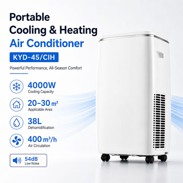 High Efficiency Professional Portable White Home AC Small Mobile Portable Air Home Conditioner for House Room