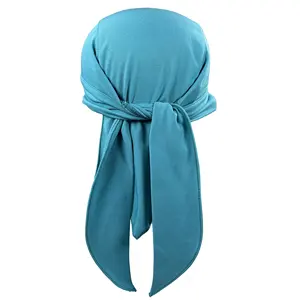 Bonnet personnalisé en satin brossé extensible dans les quatre sens pour l'automne hiver promotionnel Du Rag couleur vive pour casque pour hommes