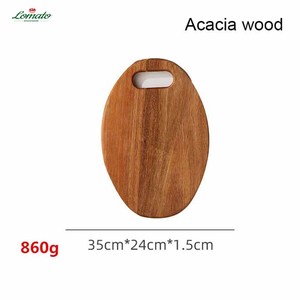 เขียงไม้หนาเปล่าสำหรับสับไม้อะคาเซียไม้ไผ่สีดำวอลนัท - Product Image 5