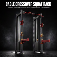 REYK Sistema de Poleas Fijas Ajustable para Entrenamiento Funcional en Casa - Construcción Metálica Resistente para Ejercicios de Tríceps y Bíceps 75+