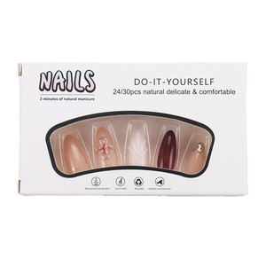 Uñas Postizas de Almendra Rojas con Diseño de Mariposa para Mujer, Uñas Artificiales de Lujo, Hermosas y Personalizadas - Product Image 6