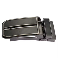 Ly33-0290 Boucle de ceinture automatique à cliquet avec logo personnalisé OEM, 3,0 cm, en alliage de zinc métallique, avec logo