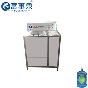 Semi Automatic Inside And Outside Brushing Washing Rinsing Machine For 5 Gallon Bottle