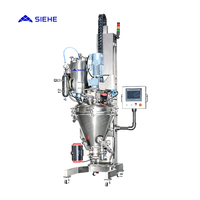 Mélangeur vertical de laboratoire à séchage sous vide, à levage électrique, à ruban unique, avec moteur à engrenages, capacité 20L, puissance 1.5-3kW, pour produits chimiques