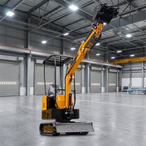 Mini Excavator 1000kg 1 Ton Hydraulic Backhoe <b>Compact</b> Digger Easy Operation for Trenching and Drainage Custom Color OEM ODM - Product Image 1