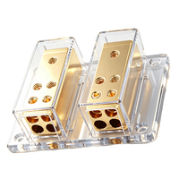 Bloc de distribution de sortie 8Gauge pour voiture et bateau, idéal pour les systèmes audio (calibre 4 AWG)