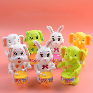 Высококачественный креативный экологичный пластиковый барабан Забавный милый кролик Заводной развивающая игрушка для детей - Product Image 3