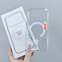 Coque de Téléphone Magnétique Transparente pour iPhone 17, Étui pour iPhone 17 Pro Max
