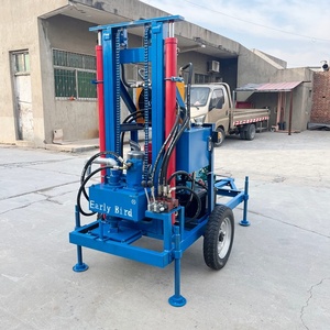 200m sâu thủy lực quay Micro nước giếng khoan Giàn Khoan nhỏ cầm tay 30HP động cơ diesel Máy khoan giếng nước - Product Image 3
