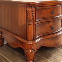 Meuble TV de salon multi-tailles, meuble TV classique en bois massif avec tiroirs, OEM acceptable, meubles de villa, table TV en bois