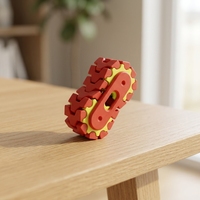 Jouet anti-stress créatif imprimé en 3D, portable, en PLA, personnalisable, achat en gros, modèle 3D haute précision