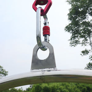 ПРОФЕССИОНАЛЬНЫЙ ВОЗДУШНЫЙ обруч Lyra, 1 вкладыш, 600 кг, нержавеющая сталь, 90 см, одноточечный воздушный обруч для цирковых акробатических представлений - Product Image 4