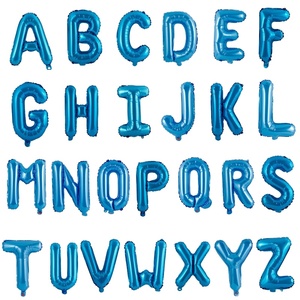 <span class=keywords><strong>Pas</strong></span> <span class=keywords><strong>cher</strong></span> prix gratuit simple décoration fête 16 pouces ballon lettres alphabet ballon foil 10 pouces ballon - Product Image 2