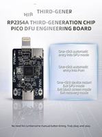 OSS RP2350A DFU Engineering Board untuk iPhone XR-11PM Alat Pengembangan Mikrokontroler Satu Klik Chip PICO Mode Ungu Perbaikan