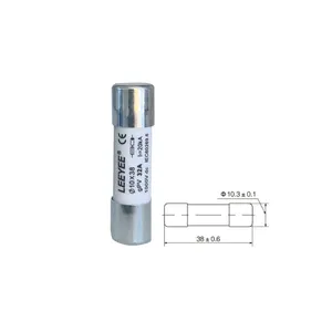 High Quality 10*38mm 1000V DC 1A-32A Solar PV Fuse Link