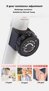 Vélo couché en acier d'équipement de gymnastique à la maison magnétique horizontale de 8 vitesses pour le vélo paresseux de réadaptation d'exercice - Product Image 3