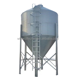 Yeni Tavuk Kümesi Broiler Çiftliği Domuz Çiftliği Besleme Sistemi Tahıl Depolama Sıcak Daldırma Galvanizli Çelik Silo - Product Image 4