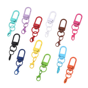 Rotating U Shaped Lobster Clasp 50 Mm Zinc Alloy Keychain Hardware Accessory For Doll Bag DIY - Product Image 3