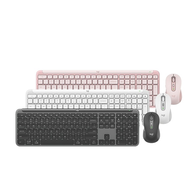 logitech Preferred Series K950  Wireless Ergonomic Keyboard and M750 Mouse Combo Set for Mac Desktop