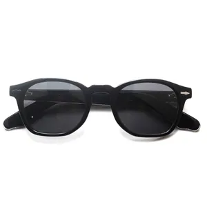 Neuzugang modische Sonnenbrille Lagerluxus Designer-Sonnenbrille individuelles Logo dickes Acetat-Sonnenglas polarisiert