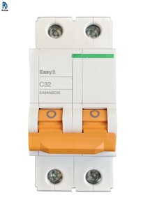 EA9AN 2P C32A เบรกเกอร์วงจรขนาดเล็ก สวิตช์ป้องกันโอเวอร์โหลด เบรกเกอร์วงจรไฟฟ้าแรงดันต่ำ 2 ขั้ว กระแสไฟ 32A - Product Image 1