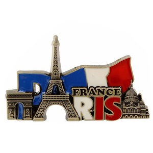 Monuments <span class=keywords><strong>de</strong></span> Paris Souvenir 3D En Métal Aimant <span class=keywords><strong>de</strong></span> Réfrigérateur Cadeau Décor À La Maison En Métal Artisanat Figurines Miniatures - Product Image 1